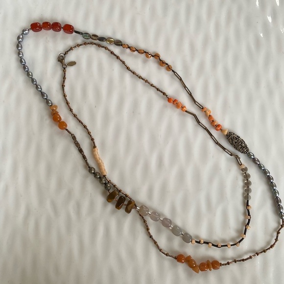 Silpada Multi Stone Beaded Necklace 50” inches long N2421 - Picture 9 of 9